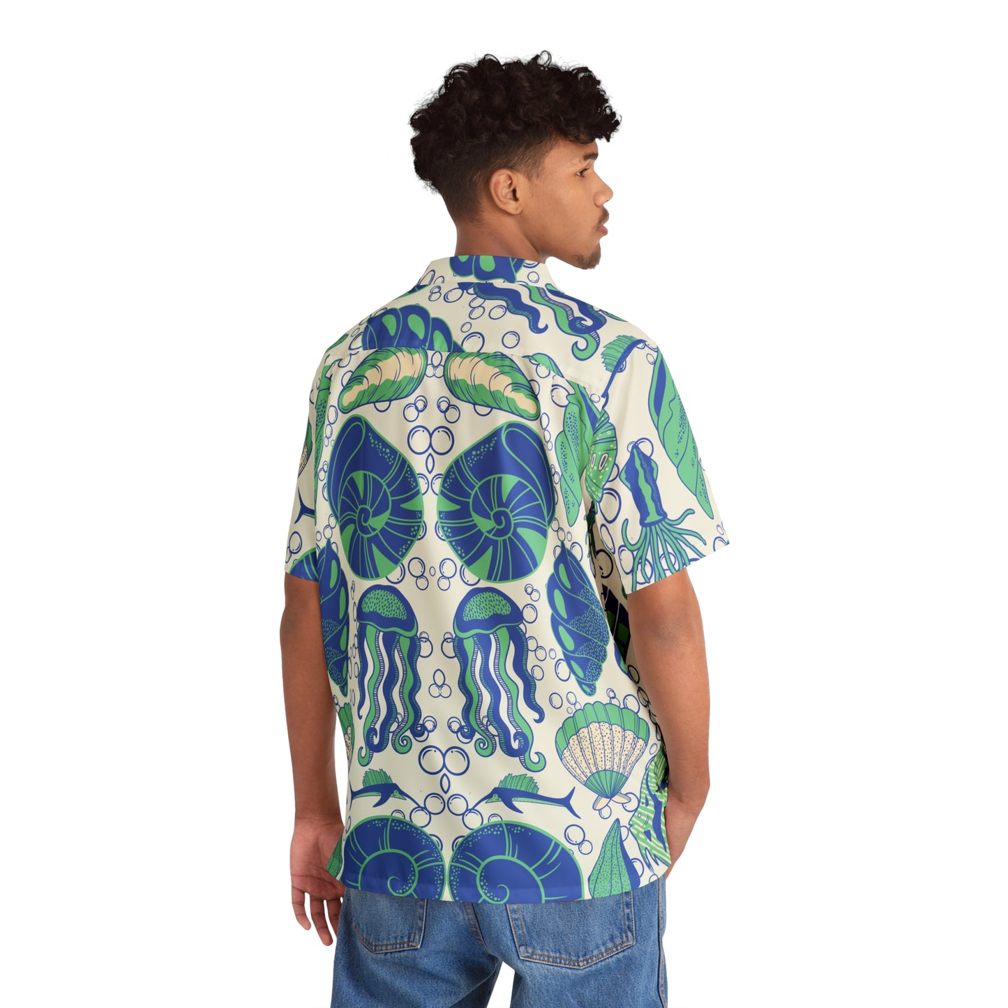 Bula Shirt Sealife (Cream) Print