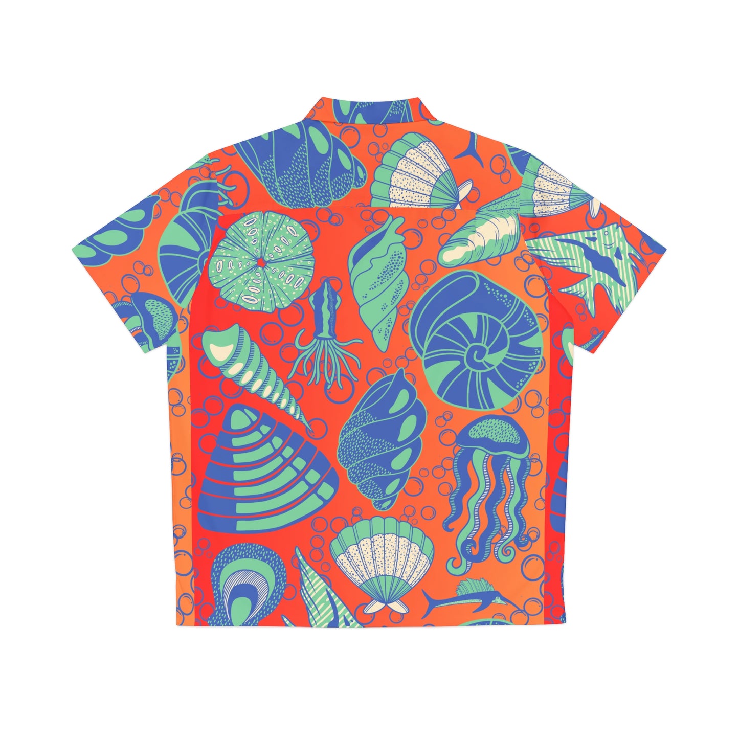 Bula Shirt Sealife (Orange) Print