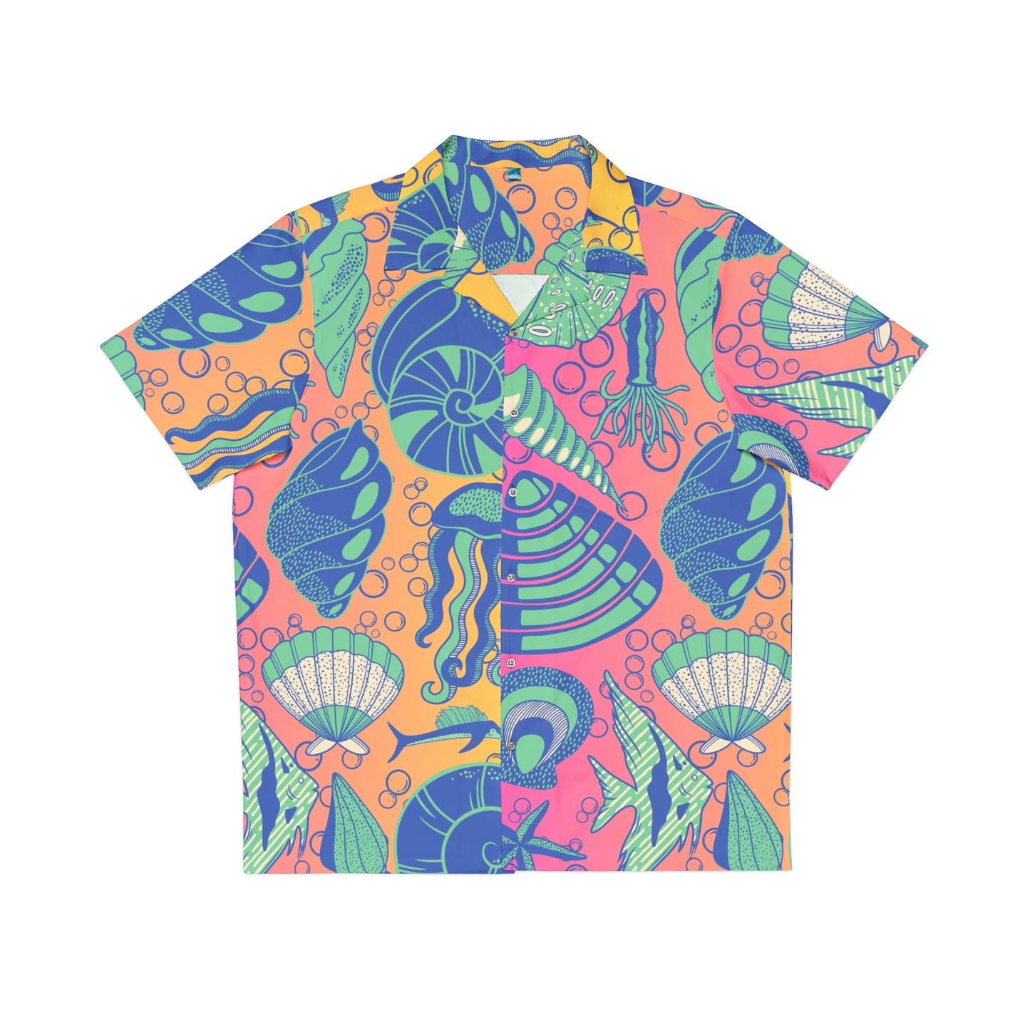 Bula Shirt Sealife (Peach) Print