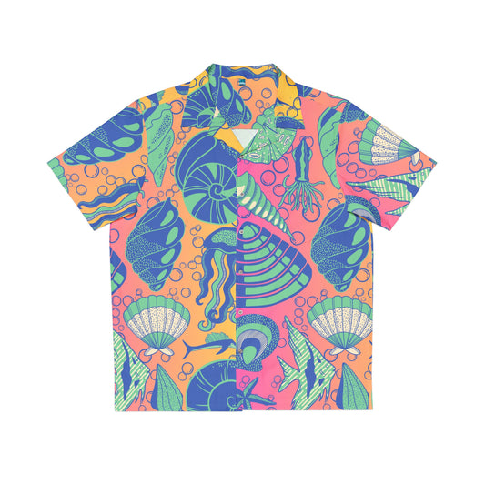 Bula Shirt Sealife (Peach) Print
