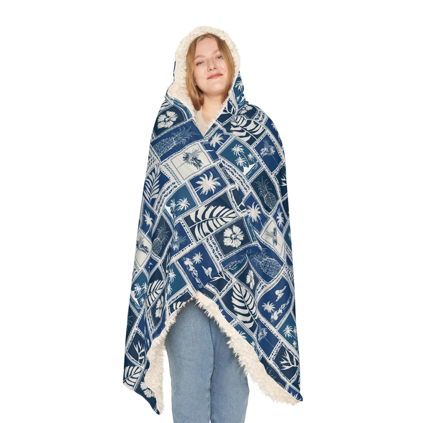 Bula Snuggle Blanket Loki Blue Print