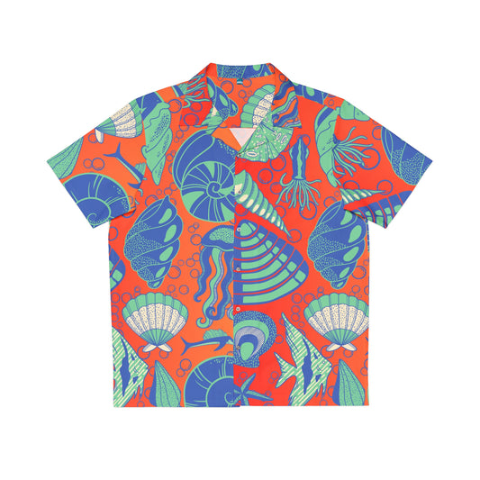 Bula Shirt Sealife (Orange) Print