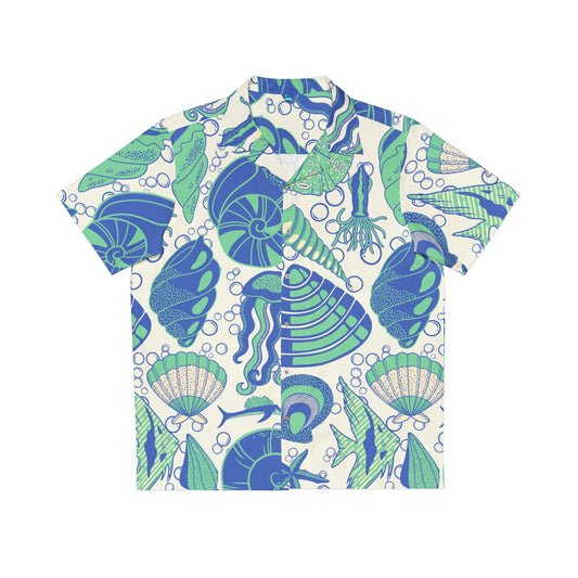 Bula Shirt Sealife (Cream) Print