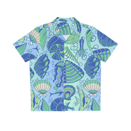 Bula Shirt Sealife (Aqua) Print